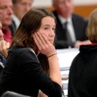 Cr Jinty MacTavish contested a submitter's views on climate change during yesterday's annual plan...