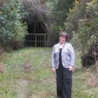 Cr Kate Wilson in front of the Wingatui entrance to the Chain Hills tunnel last week. Photo by...