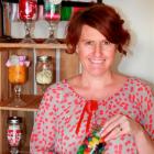 Cromwell woman Anthea Lawrence with some of the Tili Jars  she is selling throughout New Zealand....