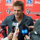Crusaders Captain Richie McCaw announces that he has a foot injury and will miss up to six weeks...