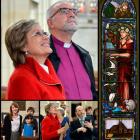 Dame Kiri Te Kanawa and the Anglican  Bishop of Dunedin, the Rt Rev Dr Kelvin Wright,  yesterday...