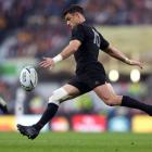 Dan Carter stepped up to play a major role in the All Blacks' victory over the Wallabies. Photo...
