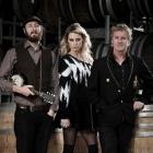 Dave Baxter, of Avalanche City (left), with Gin Wigmore and Don McGlashan, of the Mutton Birds,...