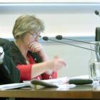 David Benson-Pope (left) on his first day as a resource consent commissioner in Dunedin yesterday...