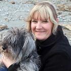 Debby Lange and dog Zeta. Photo / Debby Lange