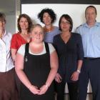 Deborah Palmer (left), of Queenstown Police, Adelle Bond, of Southern Reap, Libby Sudden, of...