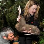 Department of Conservation biodiversity ranger Peter Kirkman and Southern Discoveries marketing...