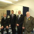 Deputy prime minister Bill English (left), Clutha Community Health Company chairman Brian Dodds,...