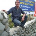 Derek Chapple at the renamed Waitaki Waters Holiday Park. Photo by Sally Rae.
