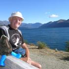Des Lehndorf, of Motueka, and his mascot, Tiri, enjoy a "rest day" in Wanaka. Mr Lehndorf...