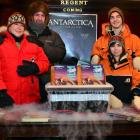 Director, producer and photographer Anthony Powell, of Christchurch, (second from left) and his...