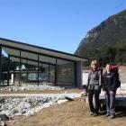 Doc programme managers Mary-Anne Cameron and Melita Gizilis at the department's new Routeburn Rd...
