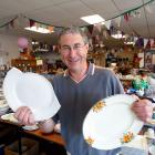 Dodgy donations . . . ReStore assistant manager Lyle Palmer says some things, like the plate on...