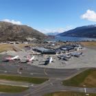 Domestic passenger numbers arriving at Queenstown Airport rose sharply in September. Photo supplied.