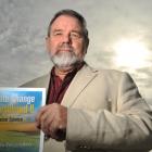 Dr Bob  Carter  talks about his climate-change views during a holiday in  Dunedin last week....
