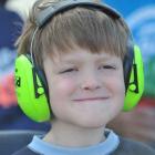 Jack MacAskill (5), from Cromwell, was happy with his ear defenders