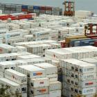 Due to a shortage of shipping space, containers are regularly being left on Port Chalmers wharves...