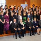 Duke of Edinburgh's Hillary Award recipients pose for a formal photograph at St Hilda's...