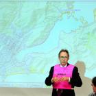 Dunedin City Council chief executive Jim Harland acts as duty controller during a Civil Defence...