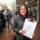 Dunedin City Council senior transportation planner Lisa Owens (foreground) led a survey of...