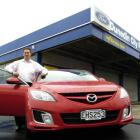 Dunedin City Ford chief executive Robert Bain on the site of the new Mazda dealership. Photo by...