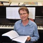Dunedin composer Anthony Ritchie with the score for This Other Eden, an opera in two acts, which...