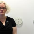 Dunedin contemporary jeweller and object maker Chelsea Johnson with her work sampler:specimen,...