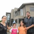 Dunedin family (from left) Deborah Wai Kapohe and Portia, Alyssa and Michael Beazley are watching...