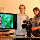 Dunedin film-makers Max Bellamy and Rachael Patching in their Dunedin premises. Photo by Linda...