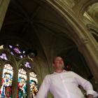 Dunedin Heritage Festival director Chris Green checks out the inside of St Paul's Cathedral, in...