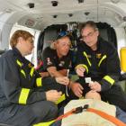 Dunedin Hospital intensive care unit associate charge nurse manager Toni Johnston (left) and...