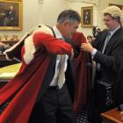 Dunedin Mayor Dave Cull battles his way into the mayoral robe for a second term, helped by...