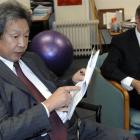 Dunedin Mayor Peter Chin and Dunedin City Council CEO Jim Harland answer questions raised at last...