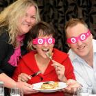 Dunedin motivational speaker and cook Julie Woods (left), who is blind, discusses a planned ...