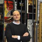 Dunedin Public Art Gallery director Cam McCracken in the heart of the gallery  collection...