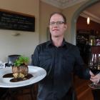 Dunedin restaurateur Stephen Hannagan serves his winning formula. Photo by Peter McIntosh.