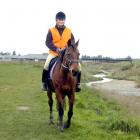 Dunedin Riding Centre owner Victoria Watt makes one last trip along the banks of the Silver...
