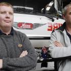 Dunedin rural firefighters Kevin Marsh (left) and Craig Still, who with three colleagues have...