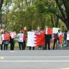Dunedin's Bahraini students protest for peace and democracy at the Museum Reserve in Dunedin...