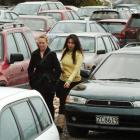 Dunedin students Samantha Wedlock and Yasmin Dabous are among hundreds of motorists who will be...