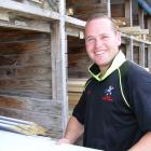 Knowledge and experience: Dunedin Timber Market manager Jared Greaves helps a customer with a...