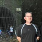 Dunedin Tunnels Trail Trust members Gerard Hyland and Greg Brenssell believe opening the old rail...
