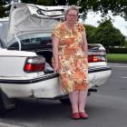 Dunedin woman Sharon van Stijl, who has been left with a repair bill after her car was damaged by...