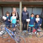 Duntroon School pupils (from left) Joseph Thompson,  Connor Sullivan, Carl Alegado and Hanna...