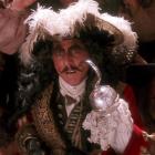 Dustin Hoffman as Captain Hook in the Hollywood blockbuster Hook (1991).