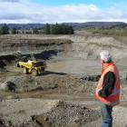Earnscleugh gold mine manager Mark Coleman oversees excavation of the site - where more than 32...