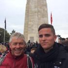 Earnscleugh resident and Central Otago Mayor Tony Lepper met one of his 'neighbours' - Aidan...
