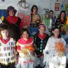 East Gore Primary School pupils (back, from left) Judith Fittes, Brittany McEwan, Shania Cleland,...