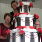 Eastern Southland Cake Decorators Guild secretary Jill Youngson (top, left), president Jean Kirby...