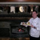Edgewater executive chef Damon McGinniss, of Wanaka, with his rabbit and hare dish made of Tarras...